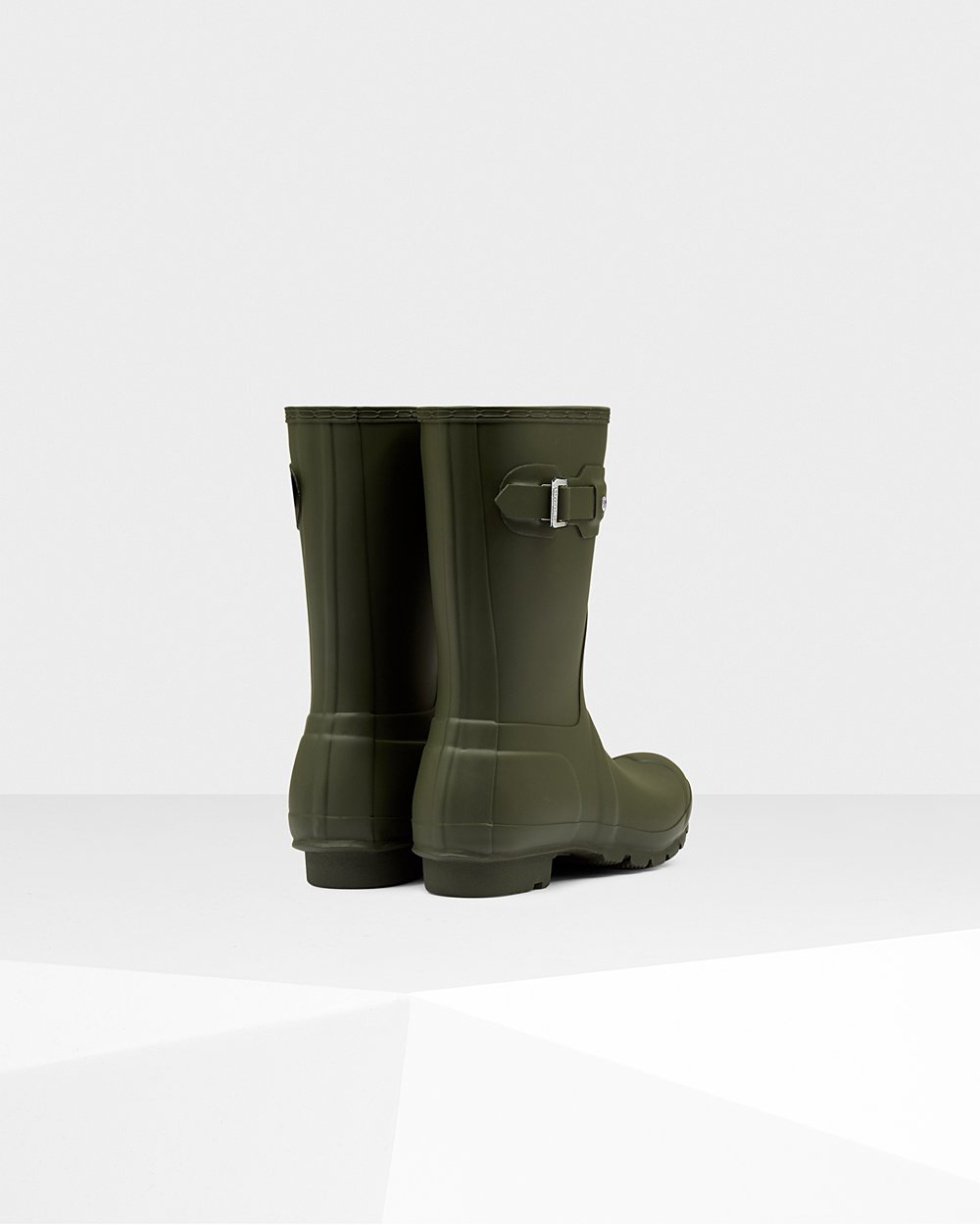 Galochas Curtas Hunter Feminina Verde Escuro Oliva - Original - 81WJYUVIX